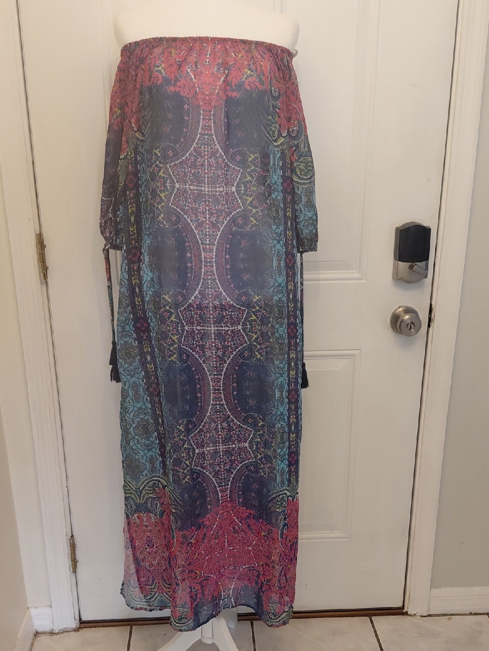 Tommy Bahama Cover up Teal & Coral